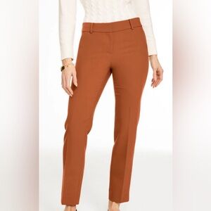 Talbots Rust Color Hampshire Ankle Pants Sz 18WP